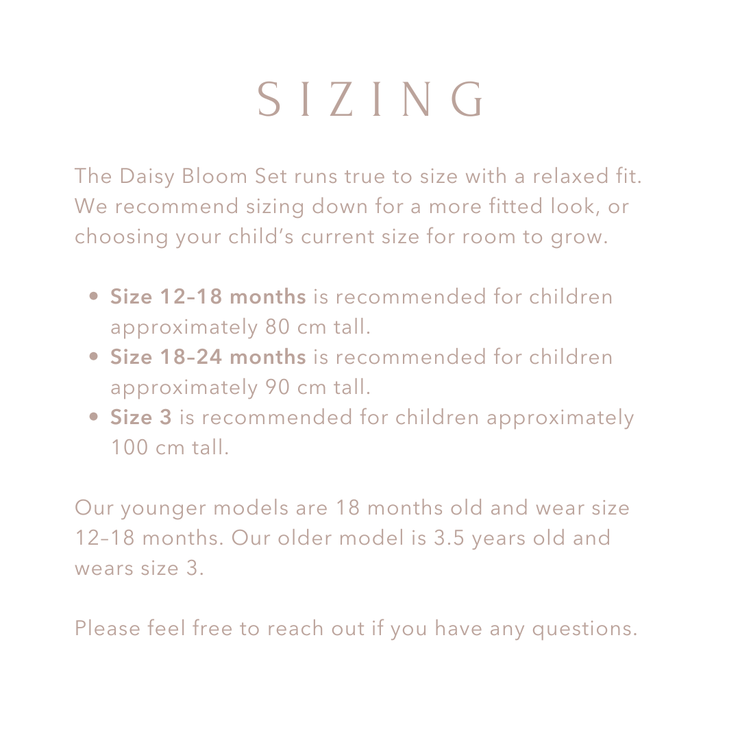 Daisy Bloom Set