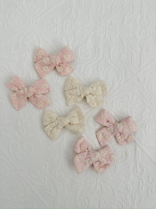 Floral Hair Bows