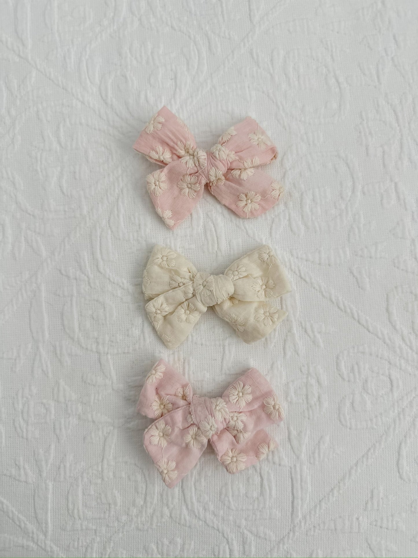 Floral Hair Bows