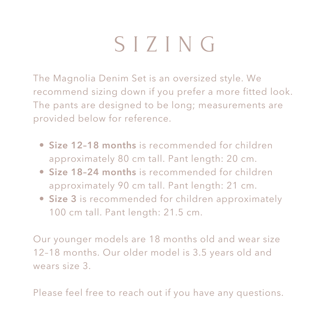 Magnolia Denim Set
